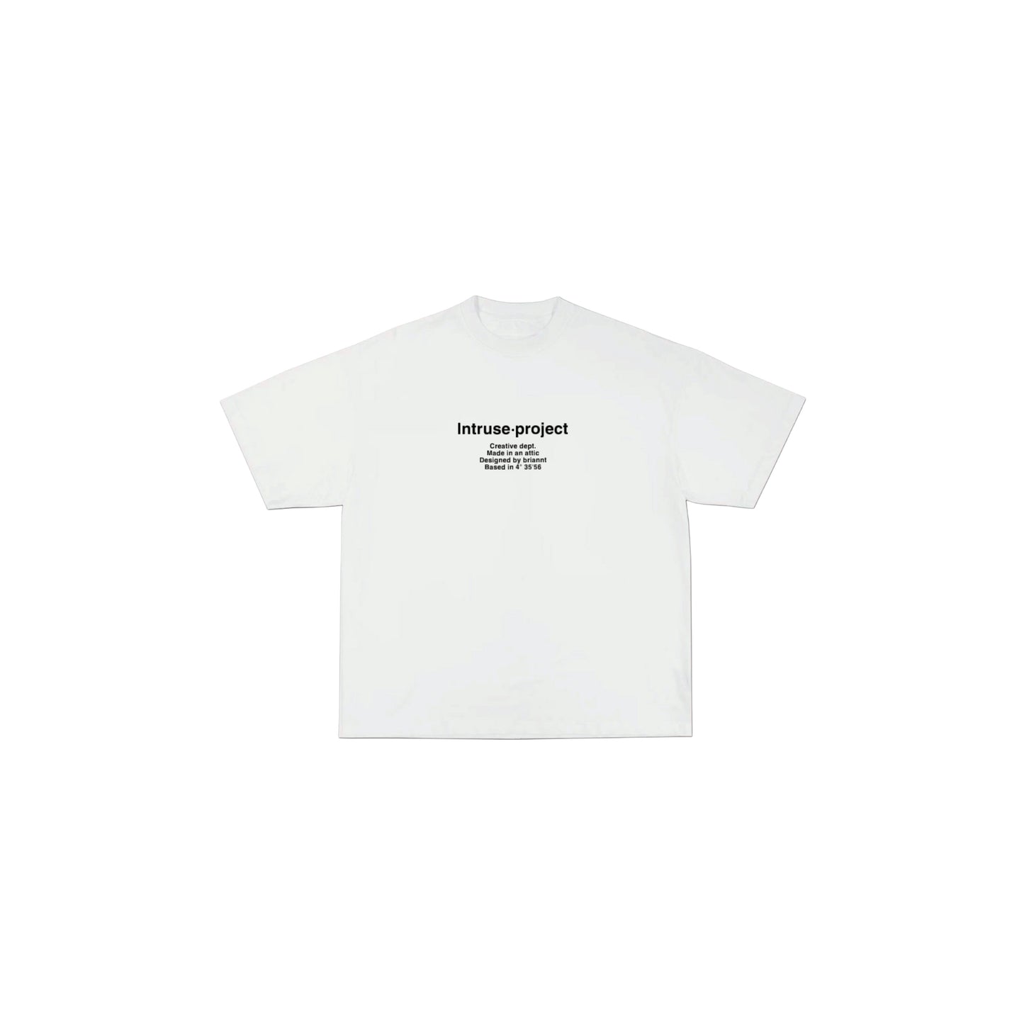 Basic Intruse project boxy tee