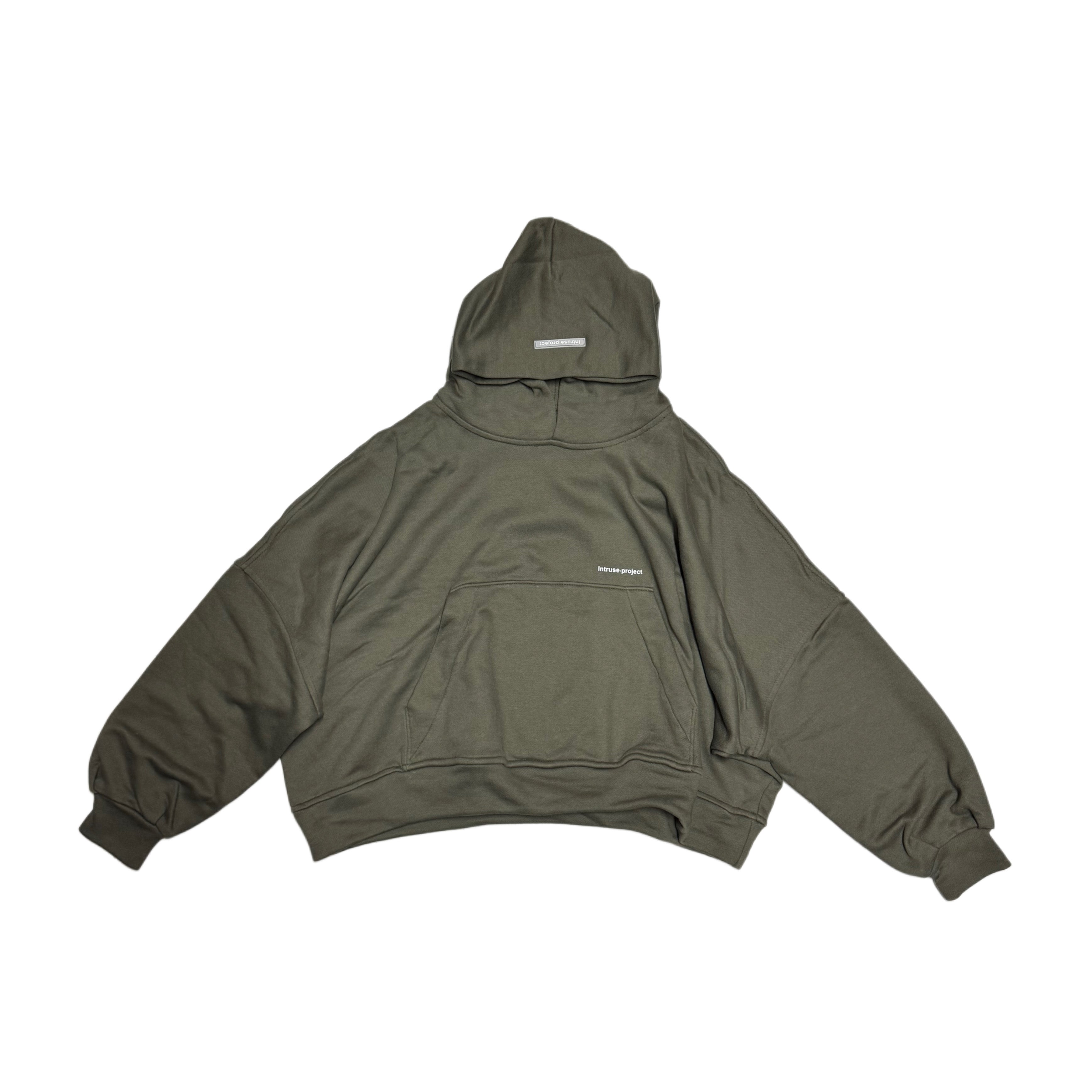 Military Green Hoodie V2 cropped SAMPLE