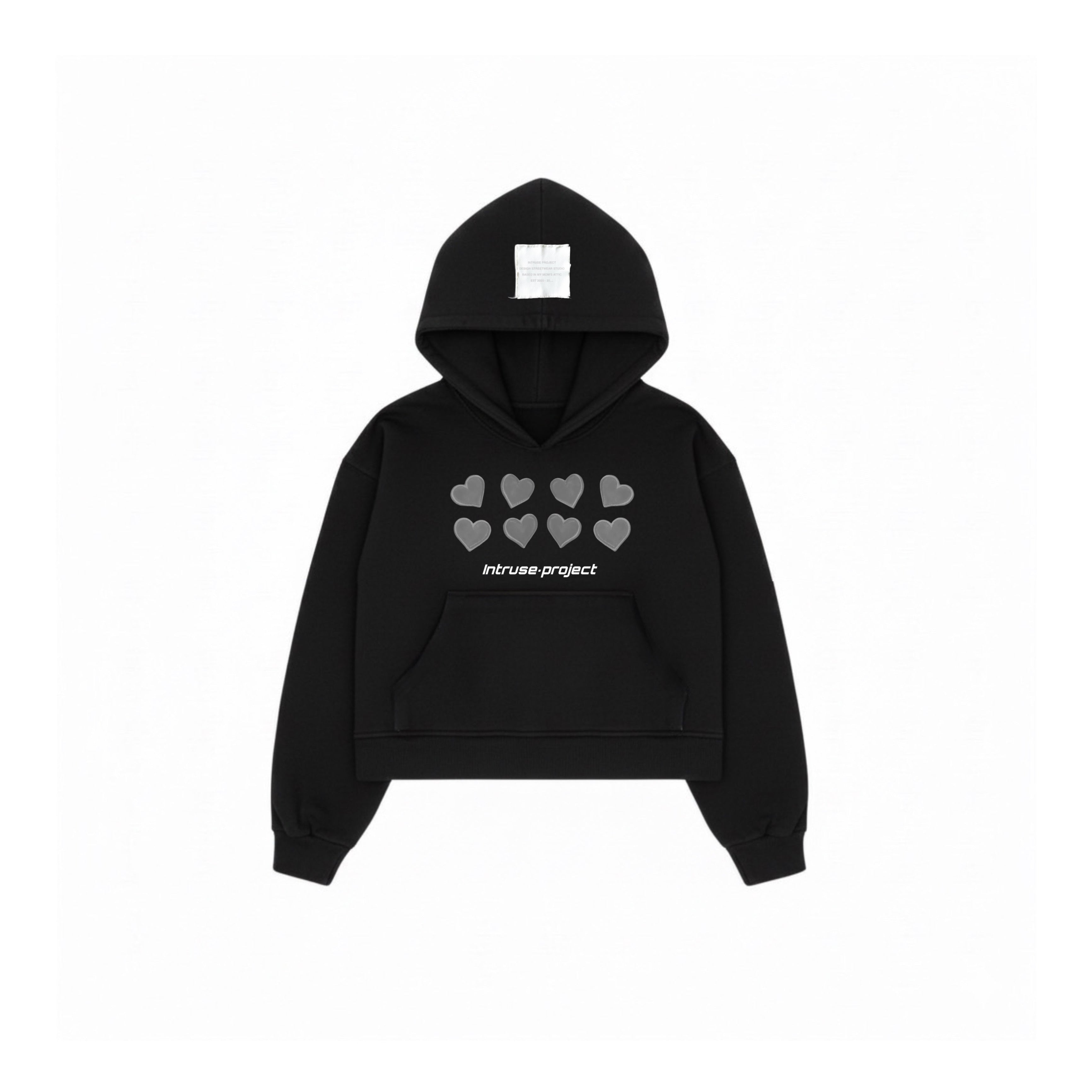 Superlove boxy hoodie black version SV UNRELEASED