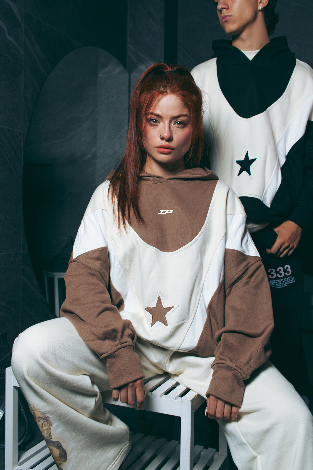 CLEAN LINES HOODIE V2 CAFÉ