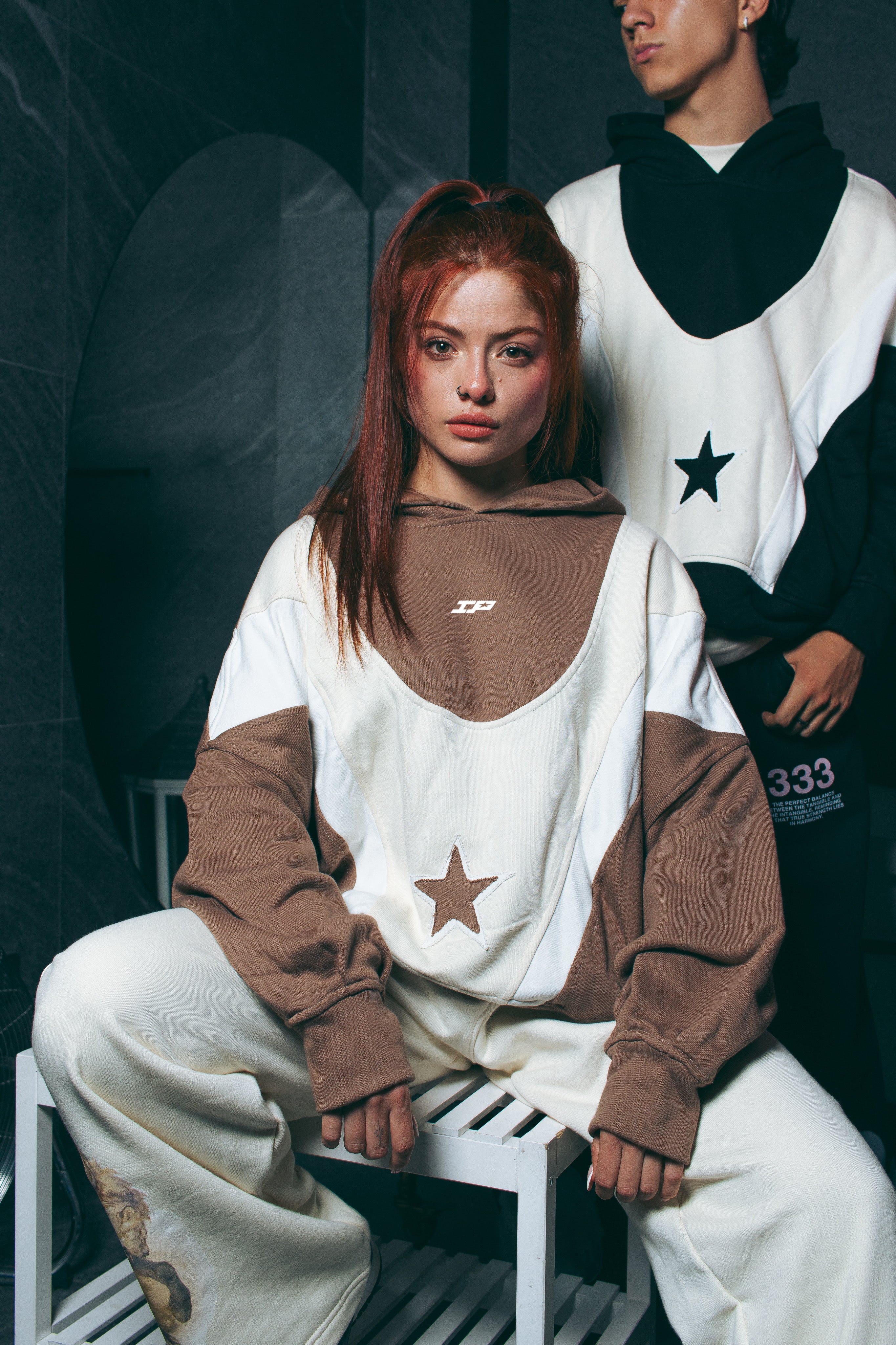 CLEAN LINES HOODIE V2 CAFÉ