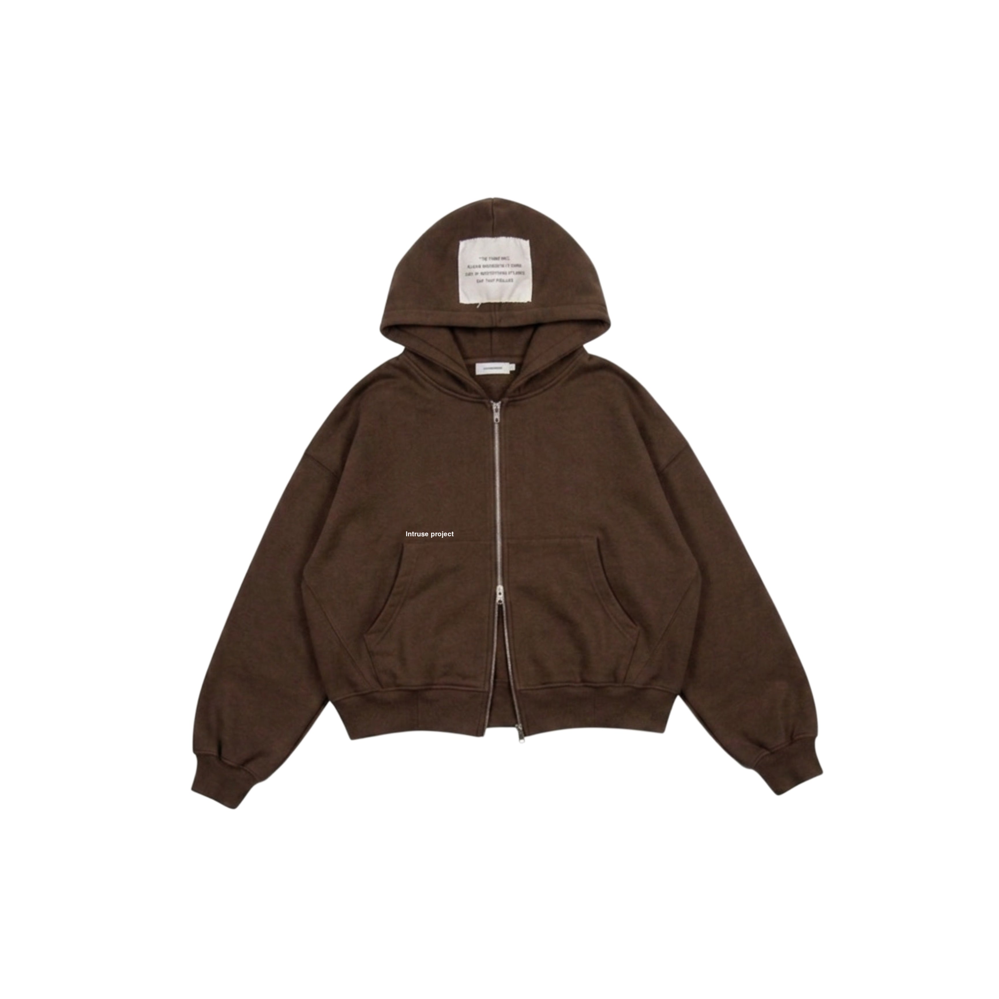 Double zip peluche