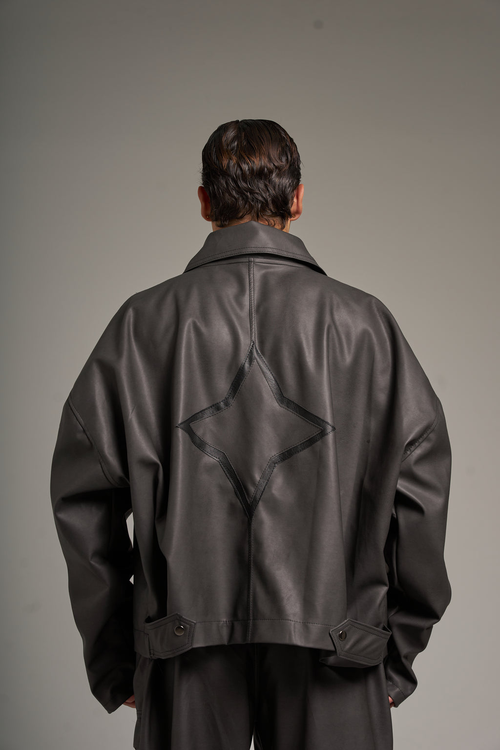 Superstar grey washed jacket
