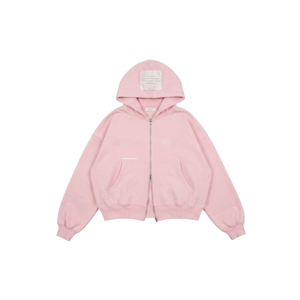 Double zip rosado peluche