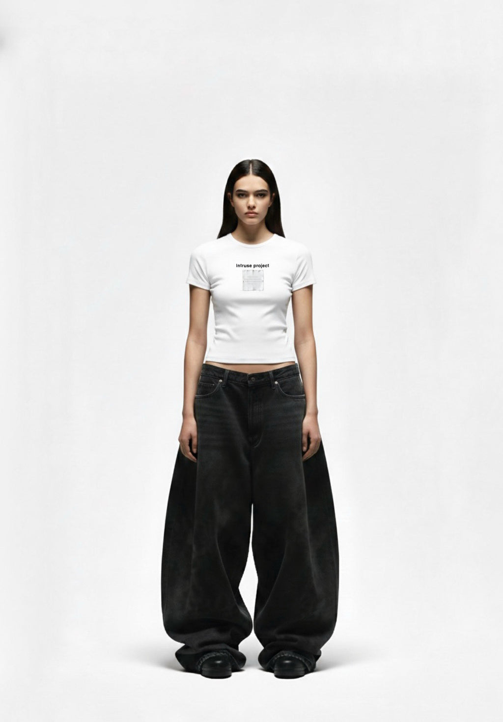 Tee slim fit básica mujer