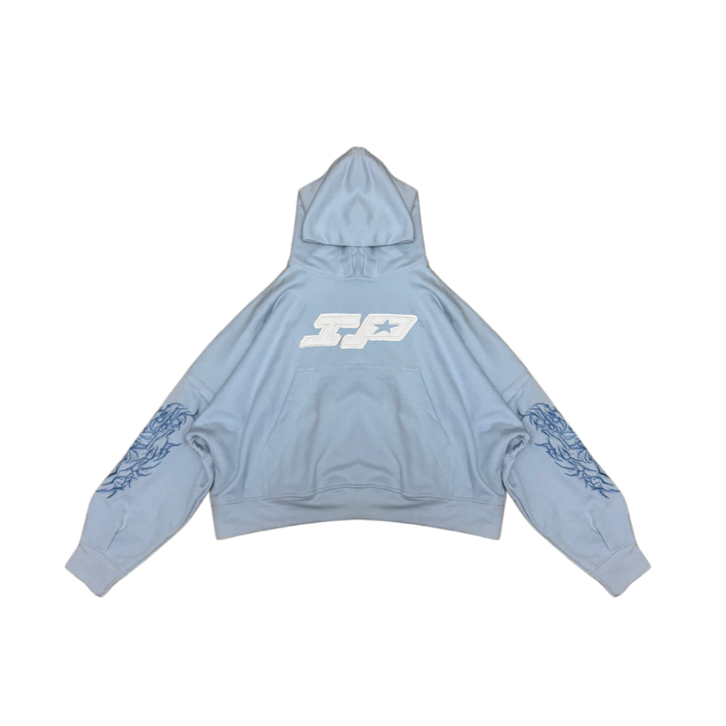 Spider hoodie azul claro Sample