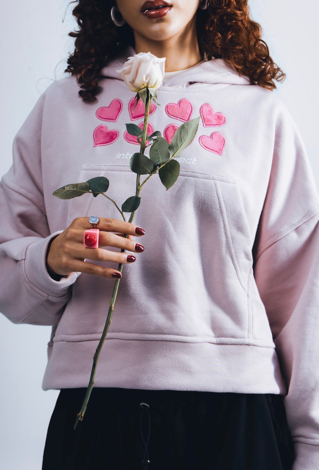Superlove boxy hoodie Rosa SV UNRELEASED