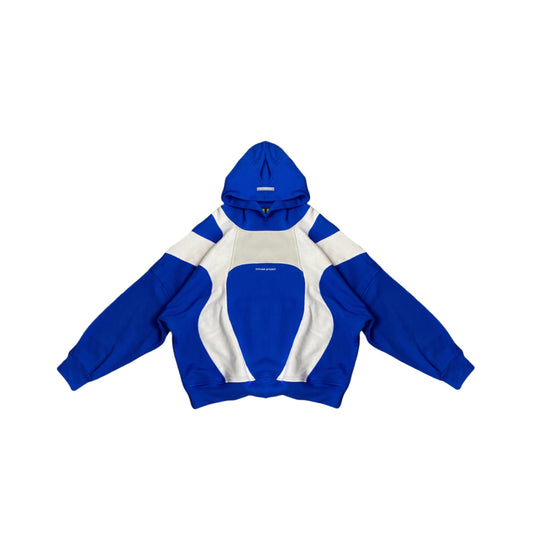 Clean lines hoodie azul