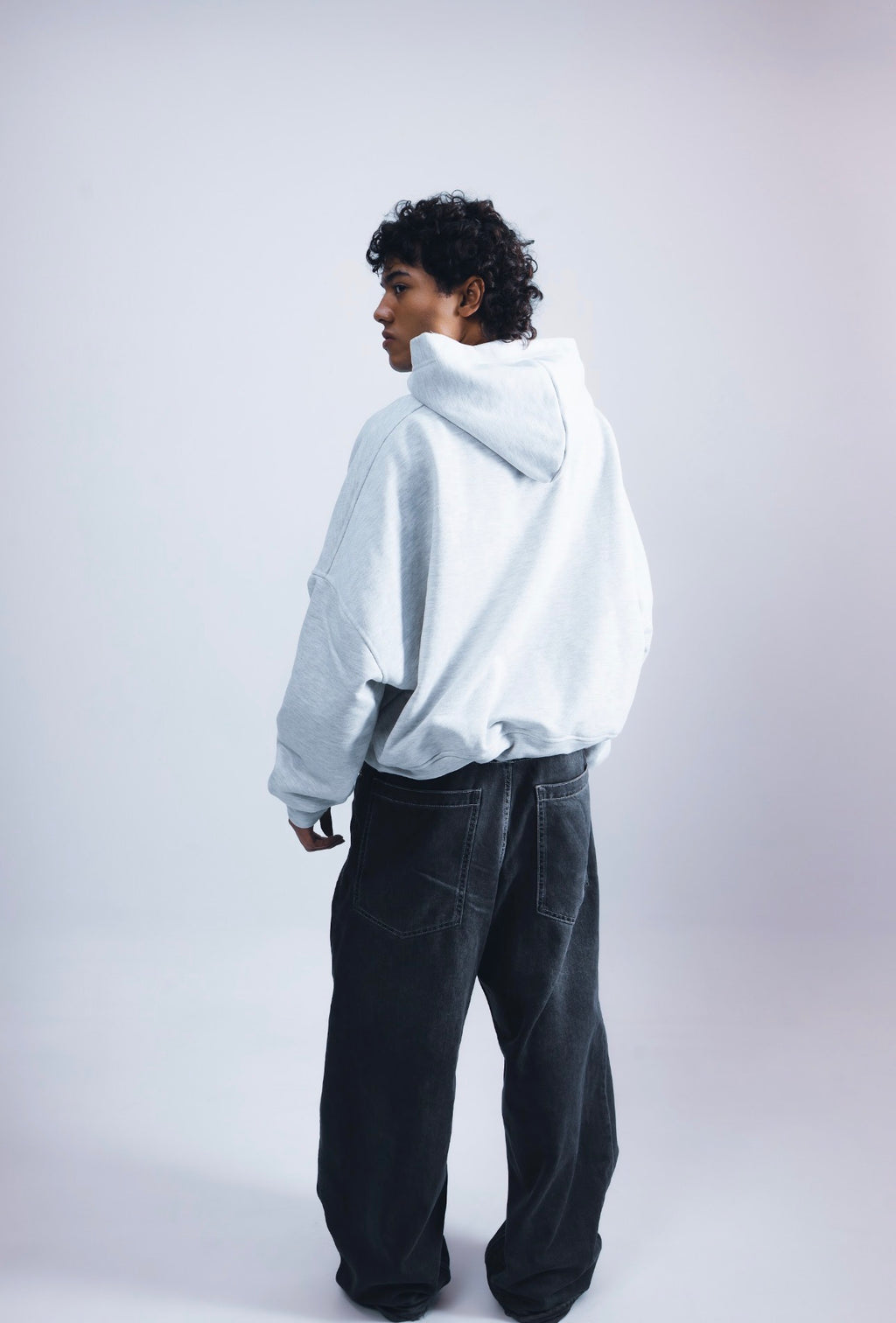 Heart boxy hoodie
