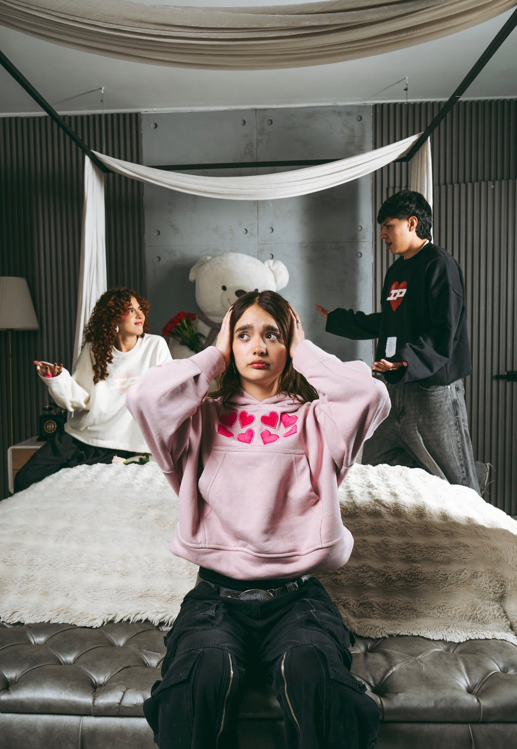 Superlove boxy hoodie Rosa SV UNRELEASED