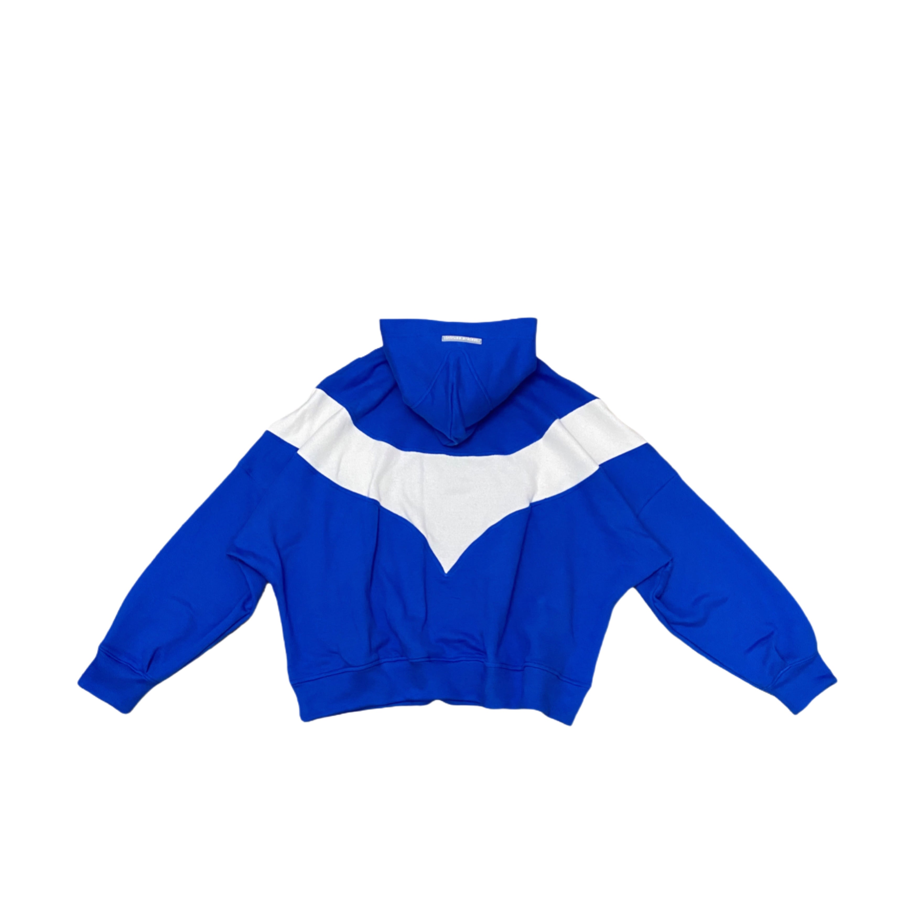 Clean lines hoodie azul