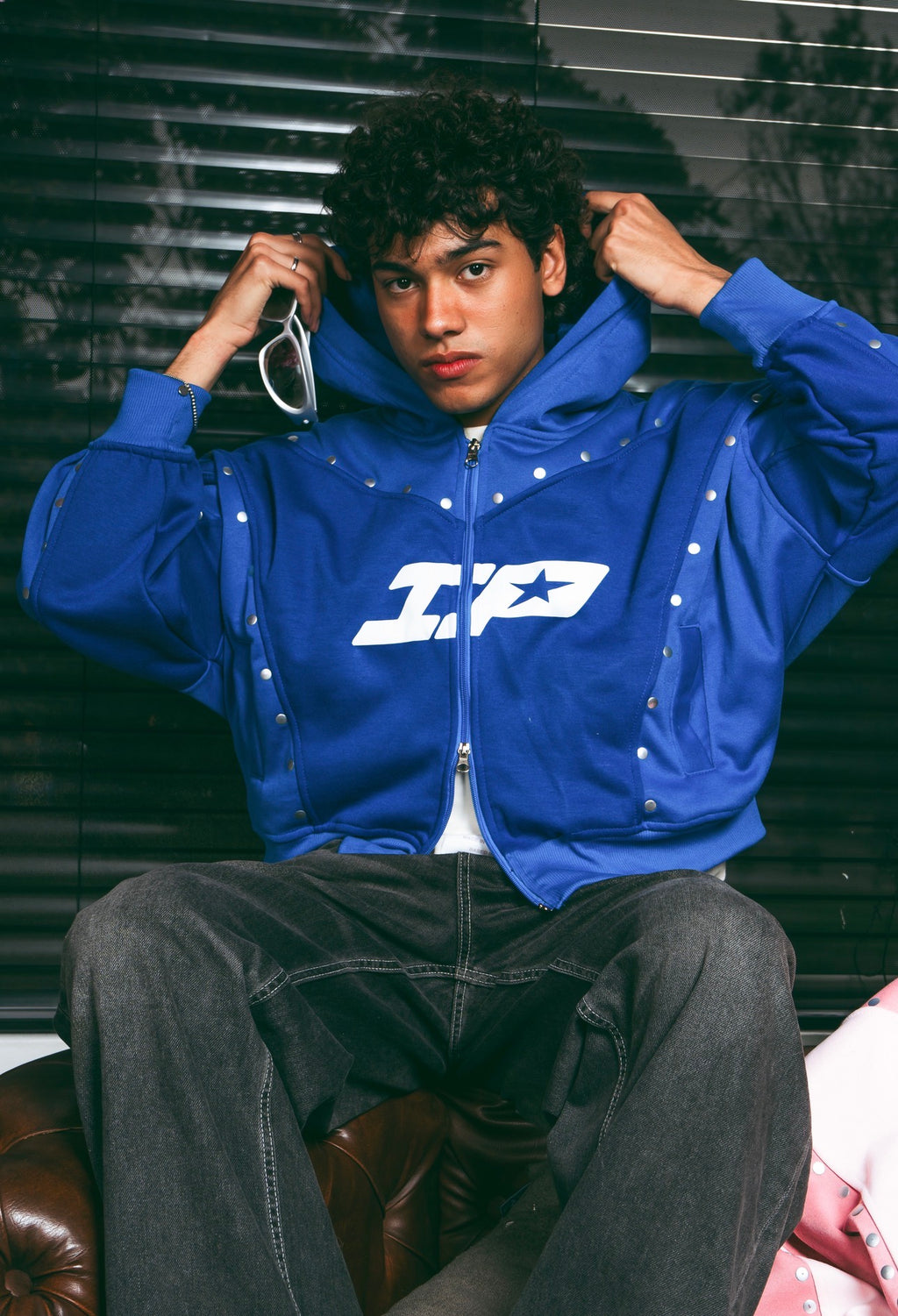 Nebula hoodie azul