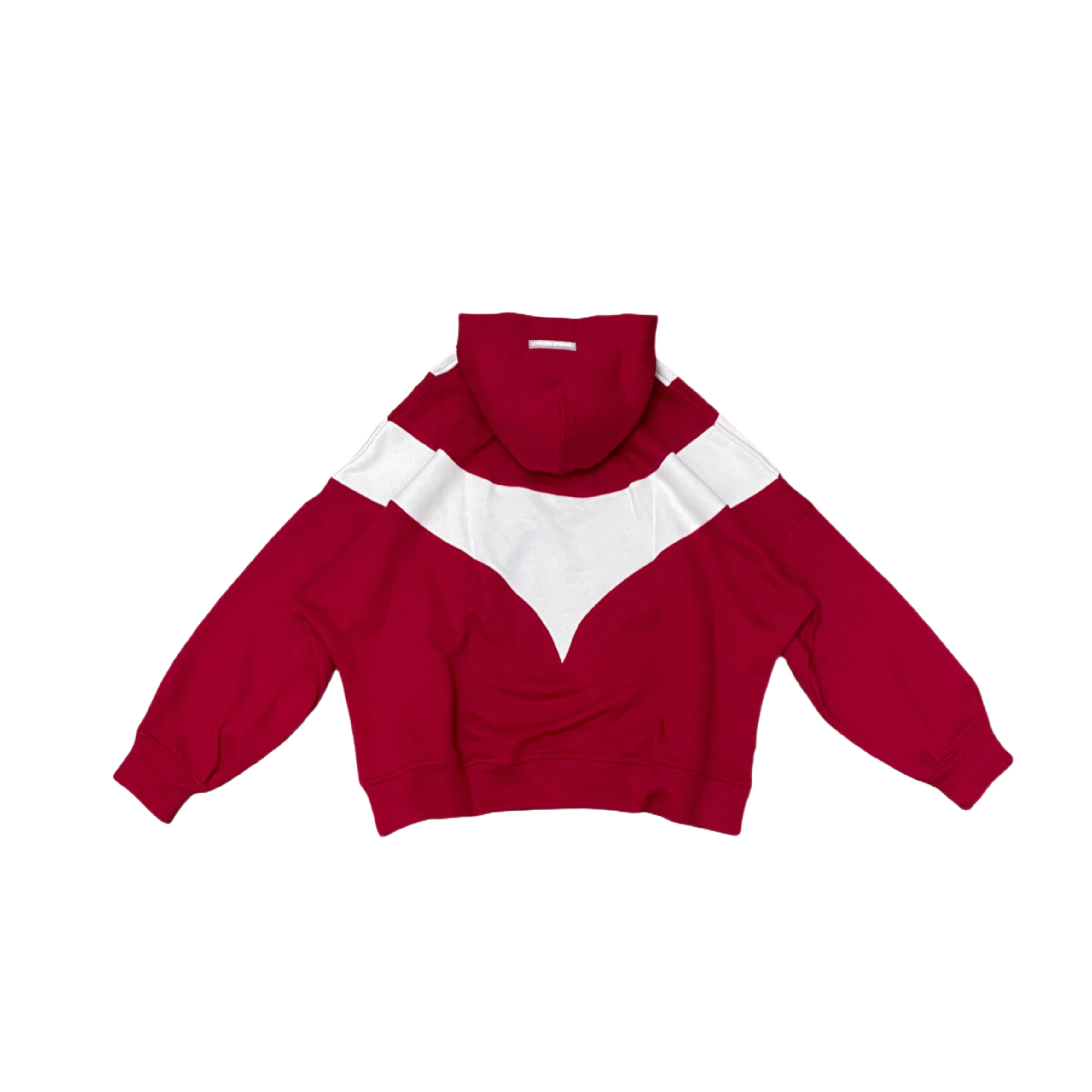 Clean lines hoodie rojo