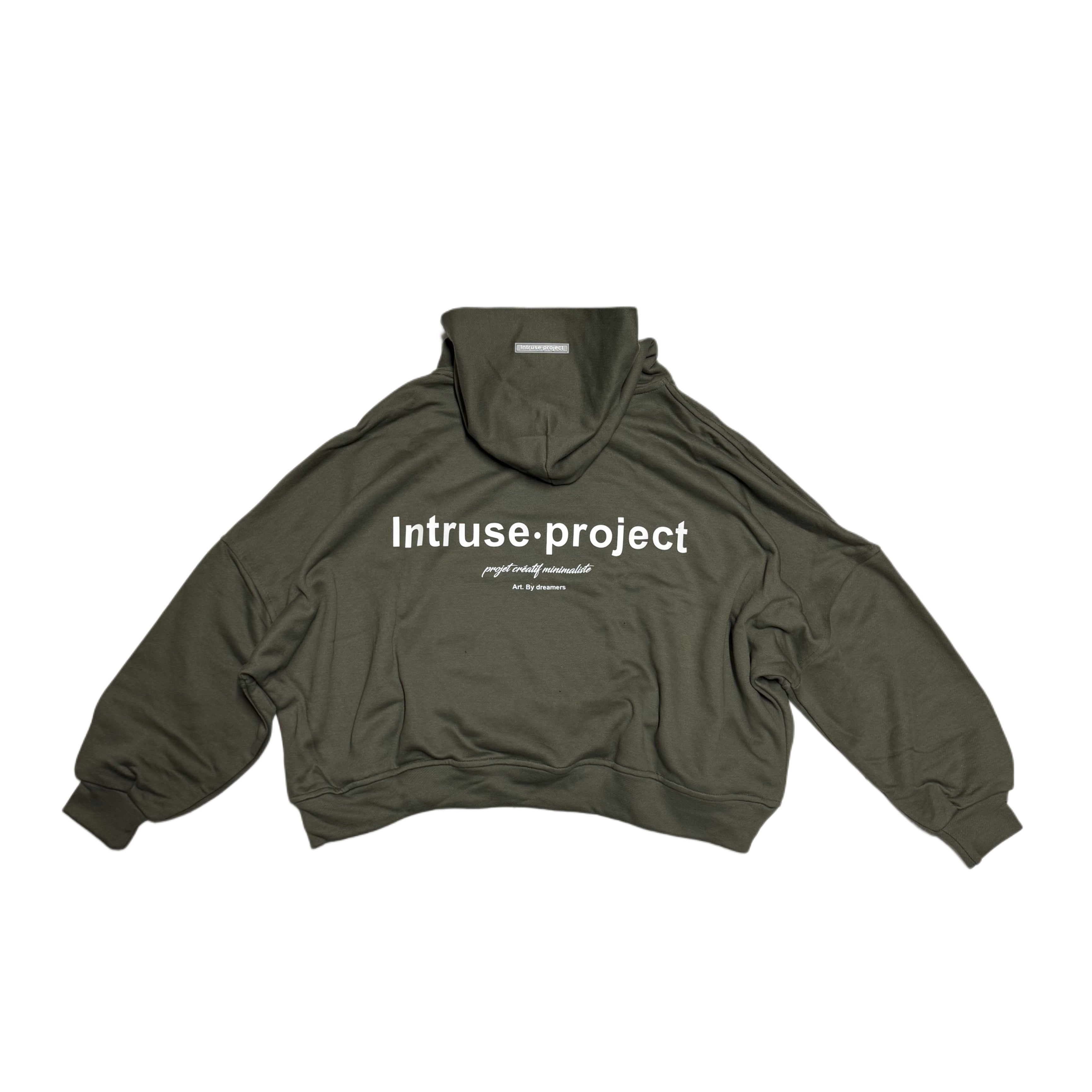 Military Green Hoodie V2 cropped SAMPLE