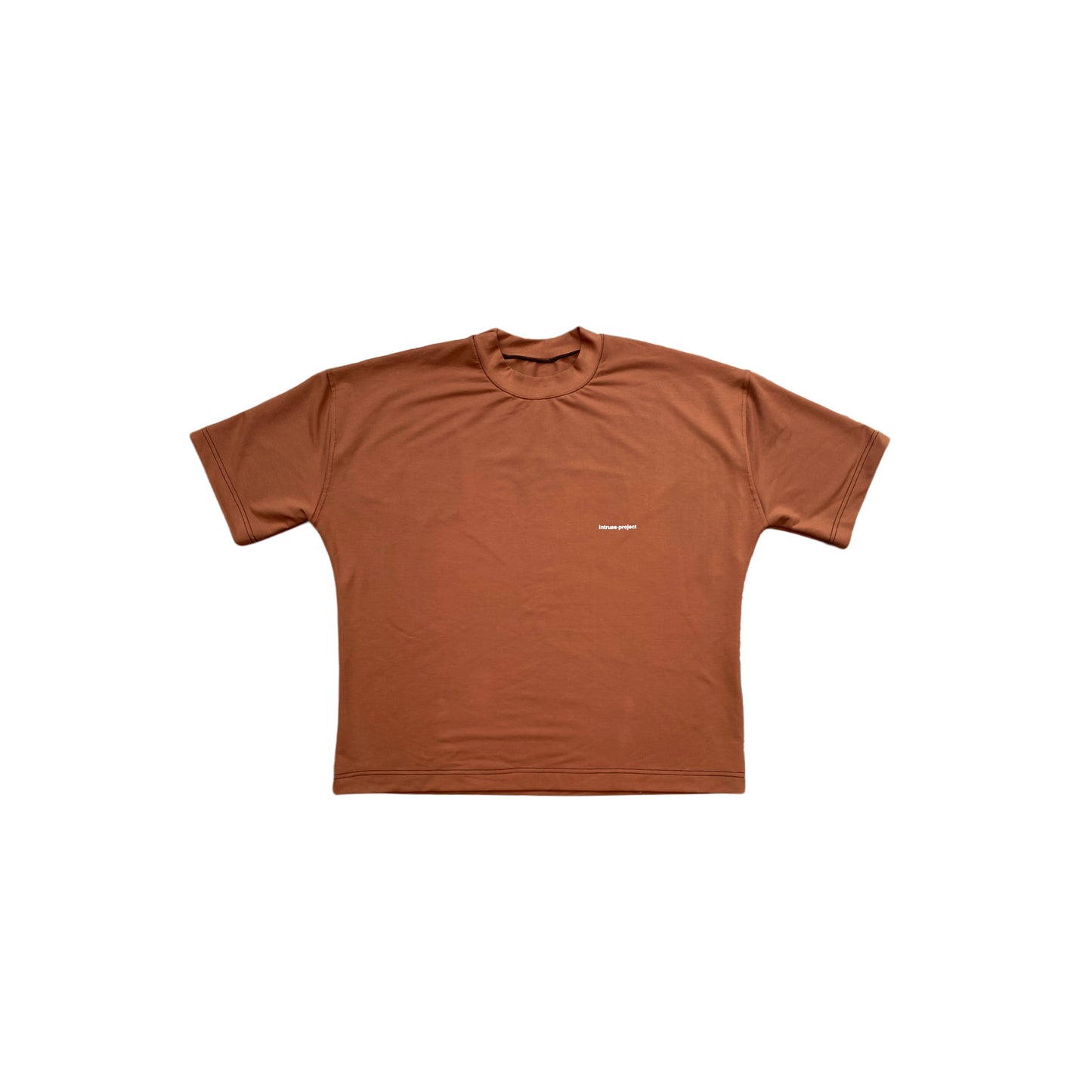 Oversize basic brown tee