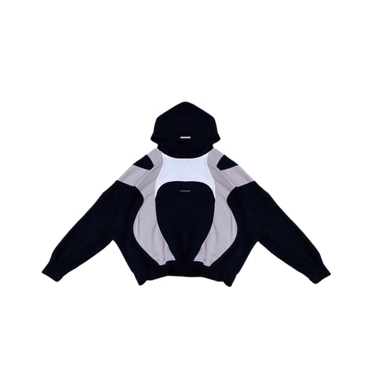 Clean lines hoodie negro