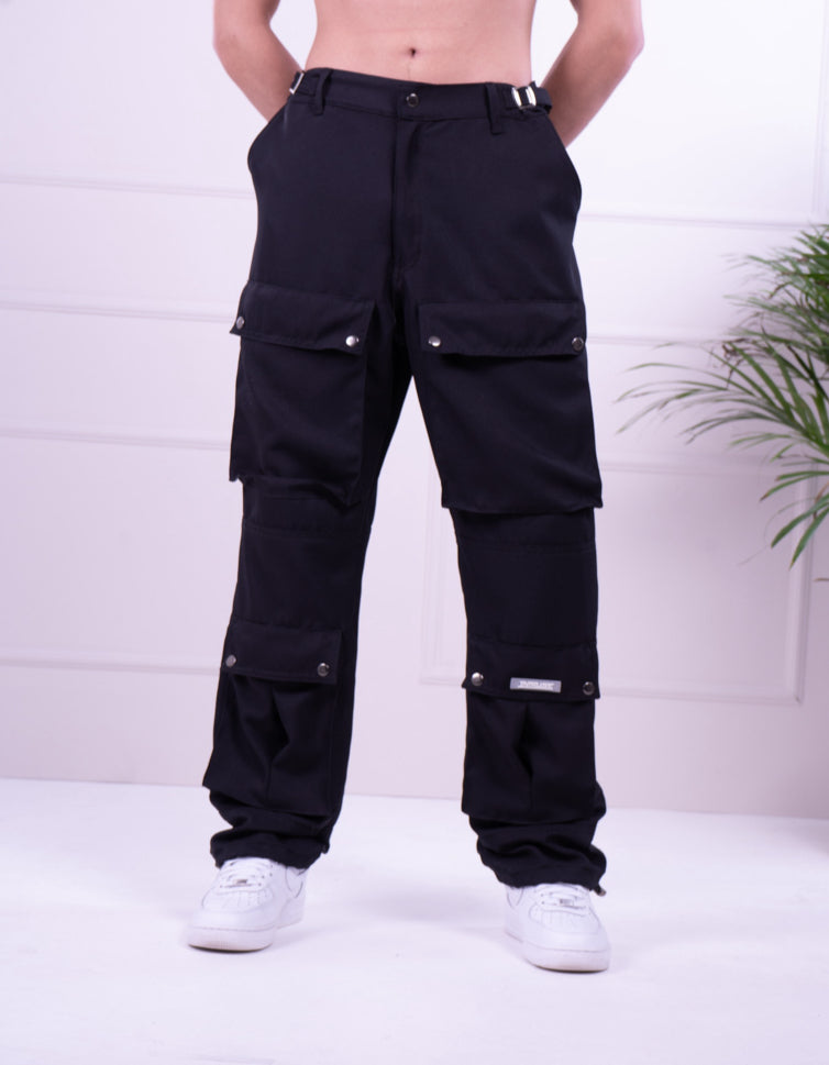 Multipocket cargo pant negro