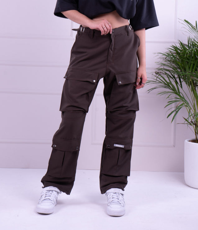 Multipocket cargo pant café