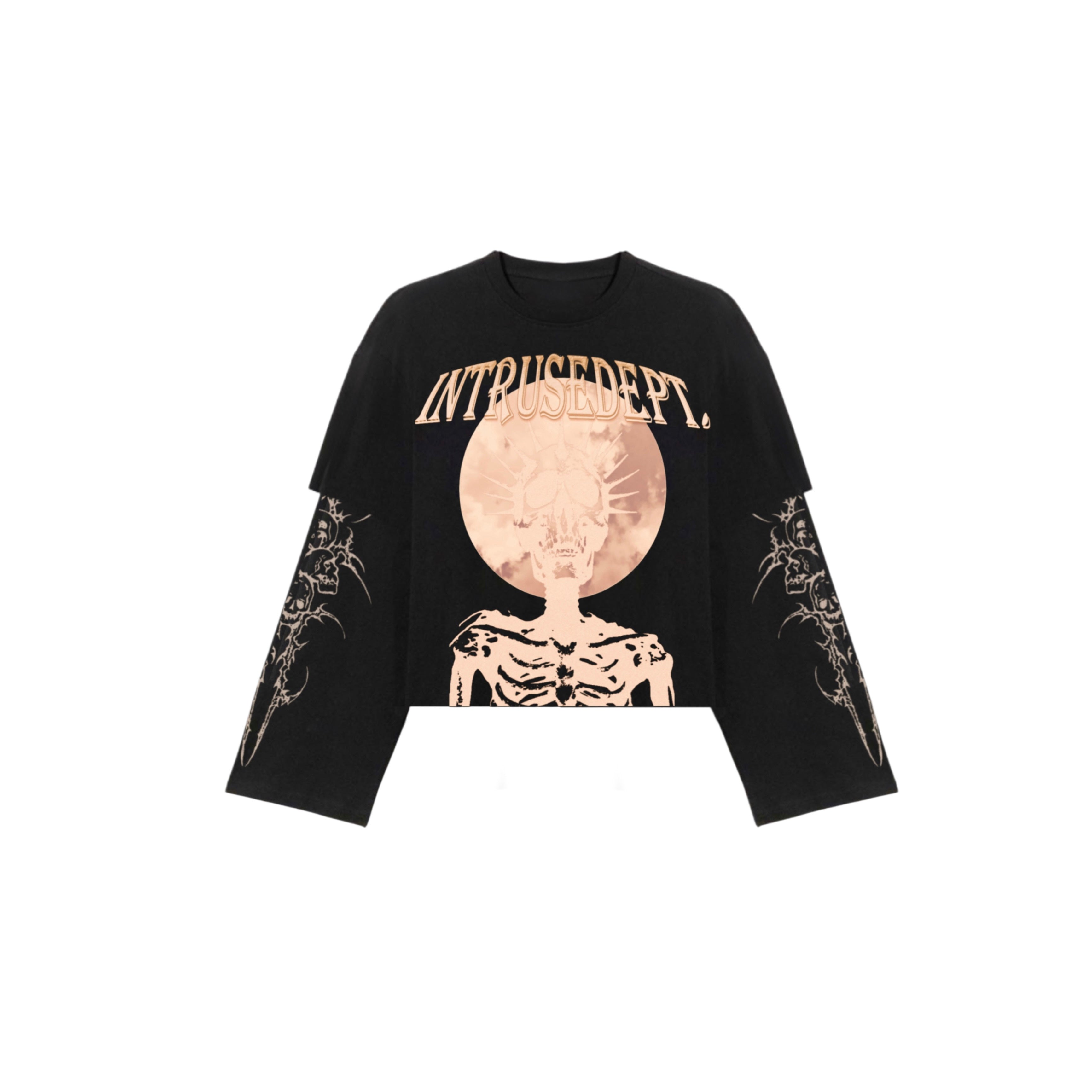 Long sleeve skeleton doble manga