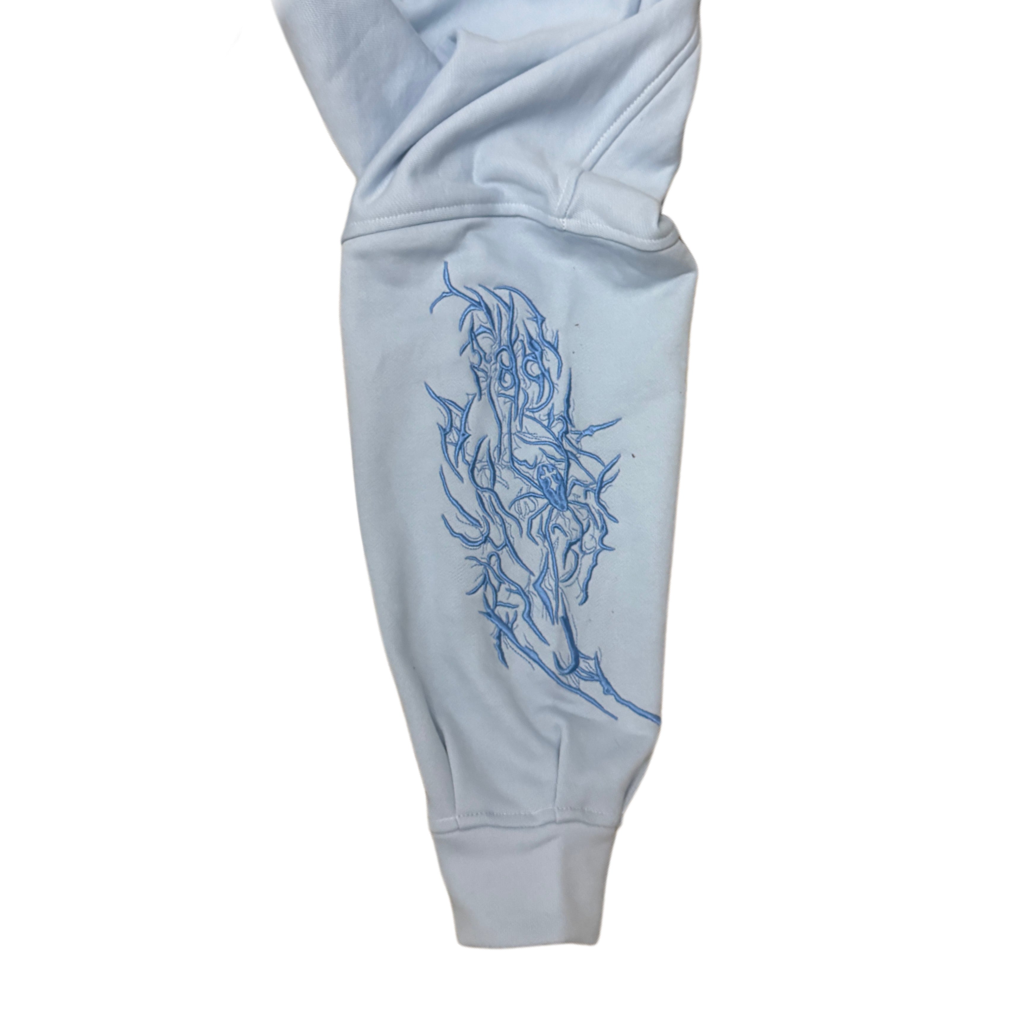 Spider hoodie azul claro Sample