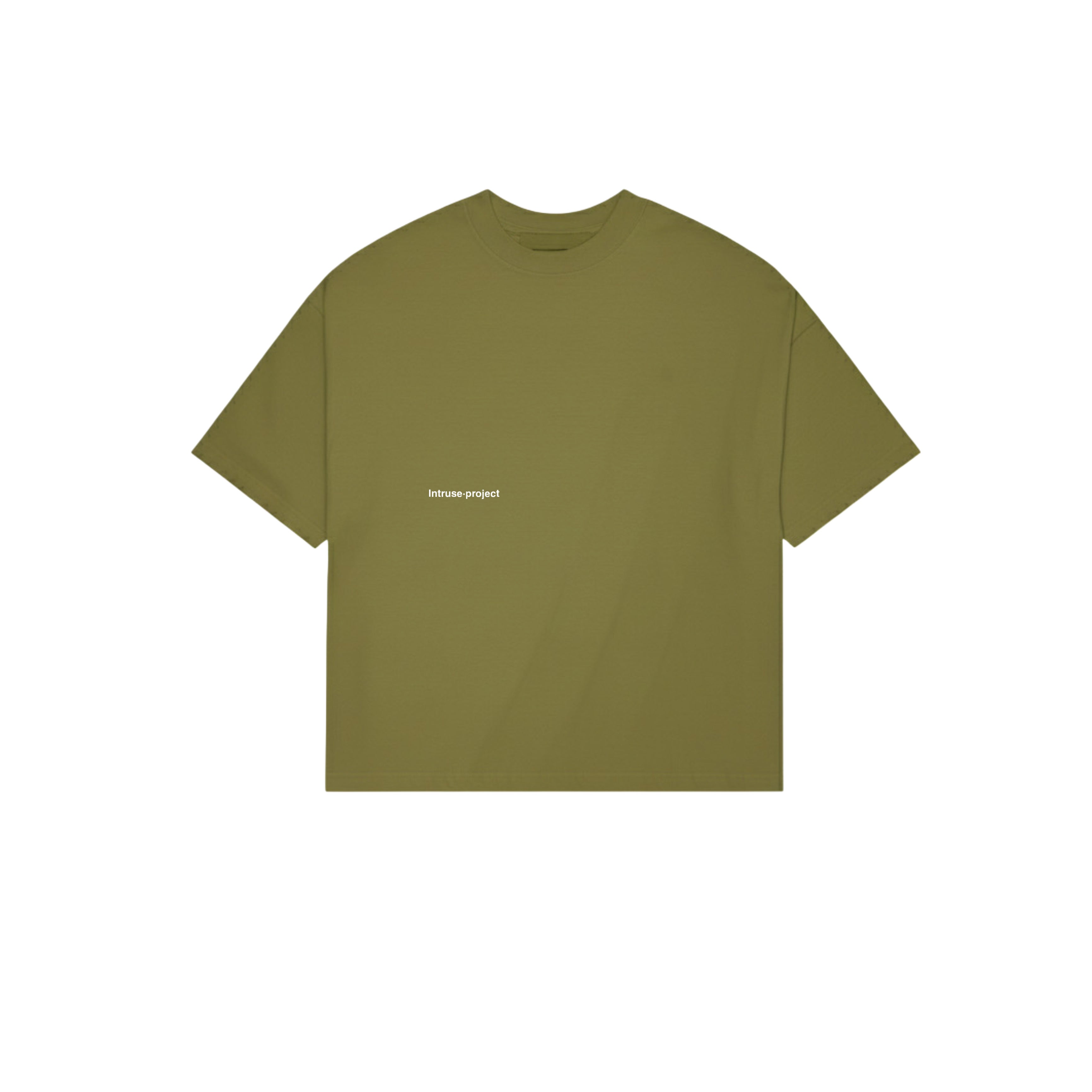 Boxy tee verde mostaza Sample