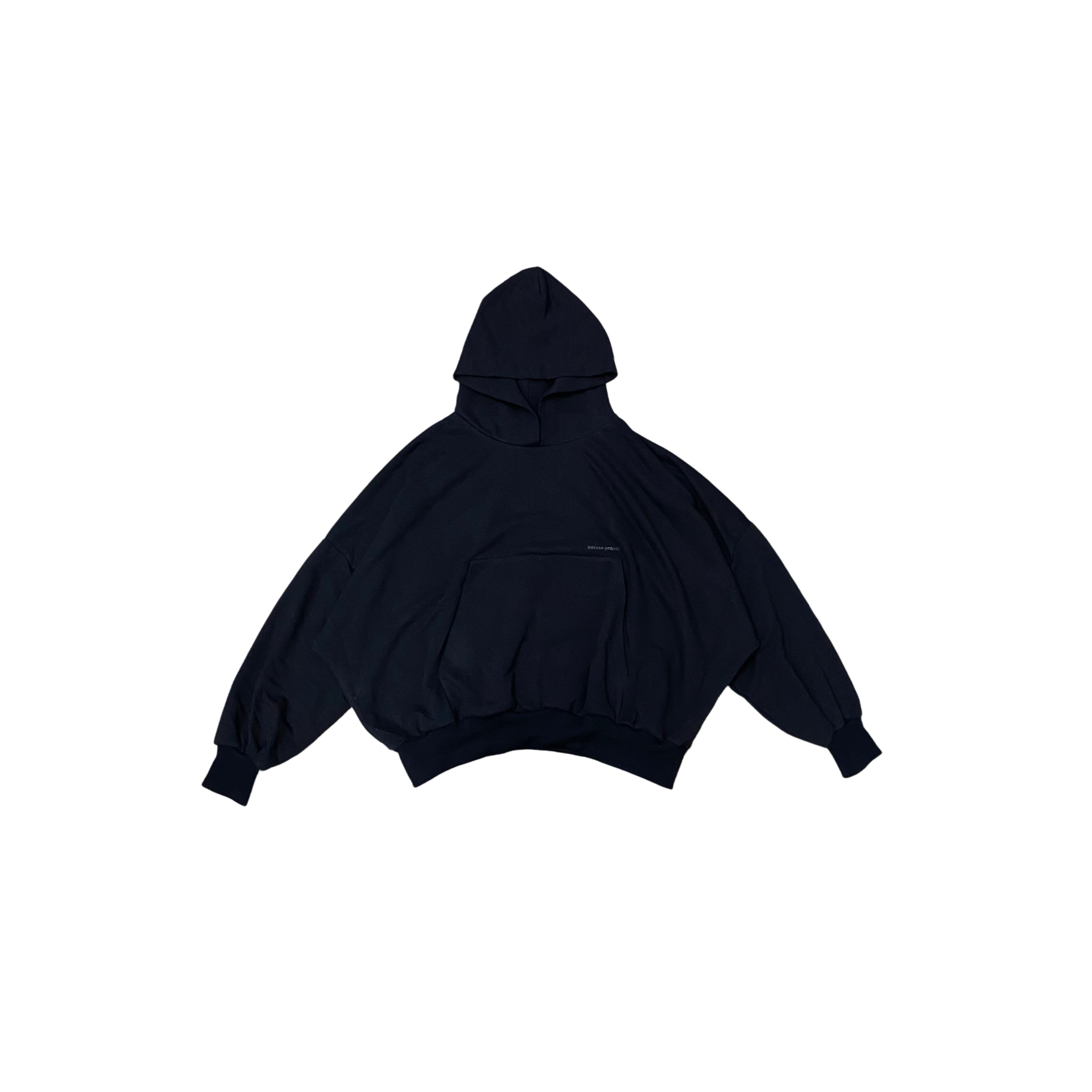 Oversize cropped hoodie V2 negro
