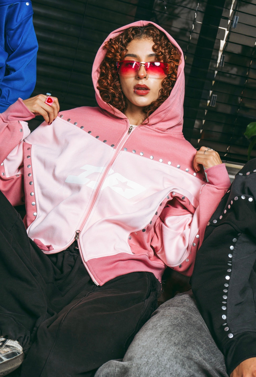 Nebula hoodie Rosa
