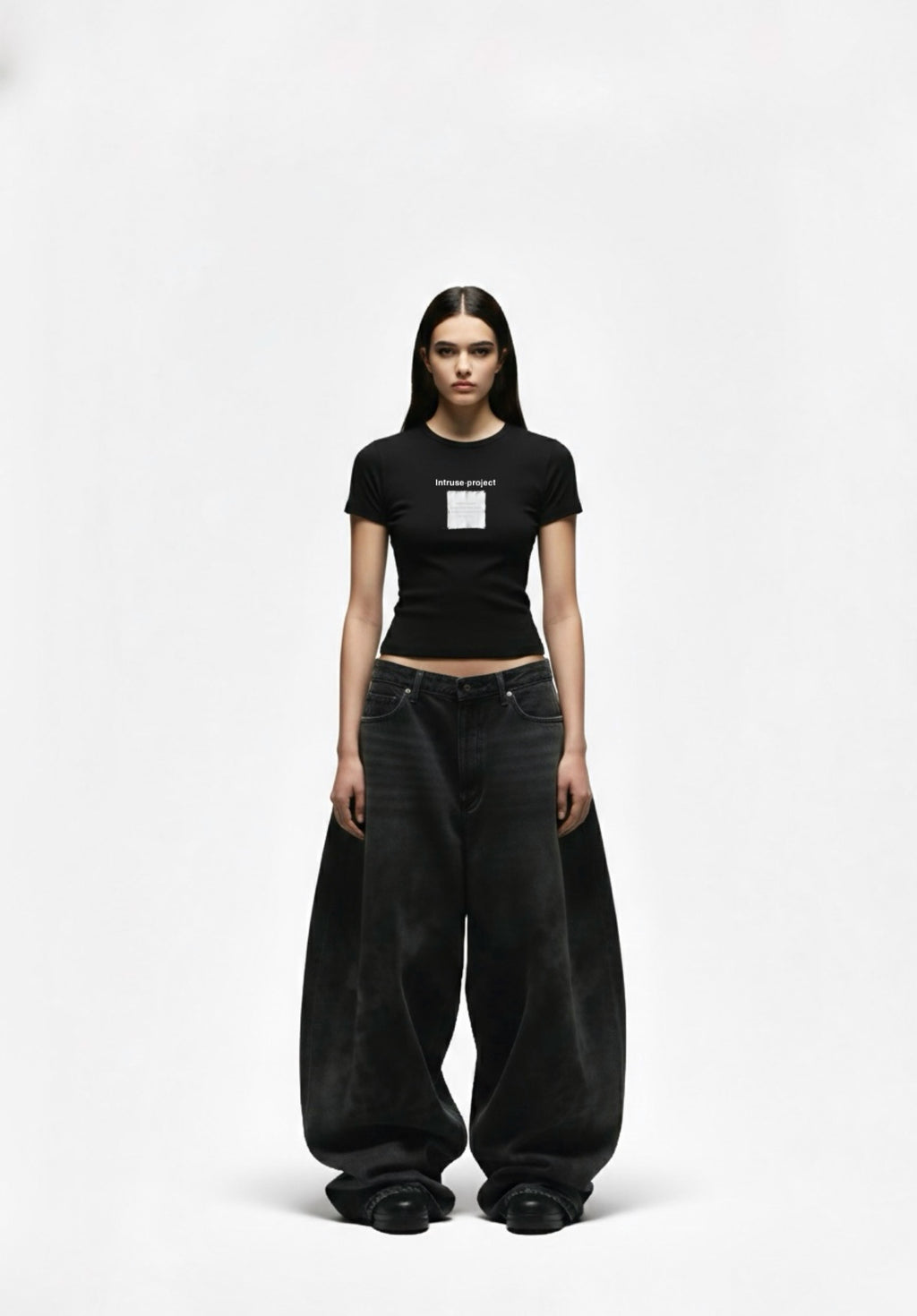 Tee slim fit básica mujer