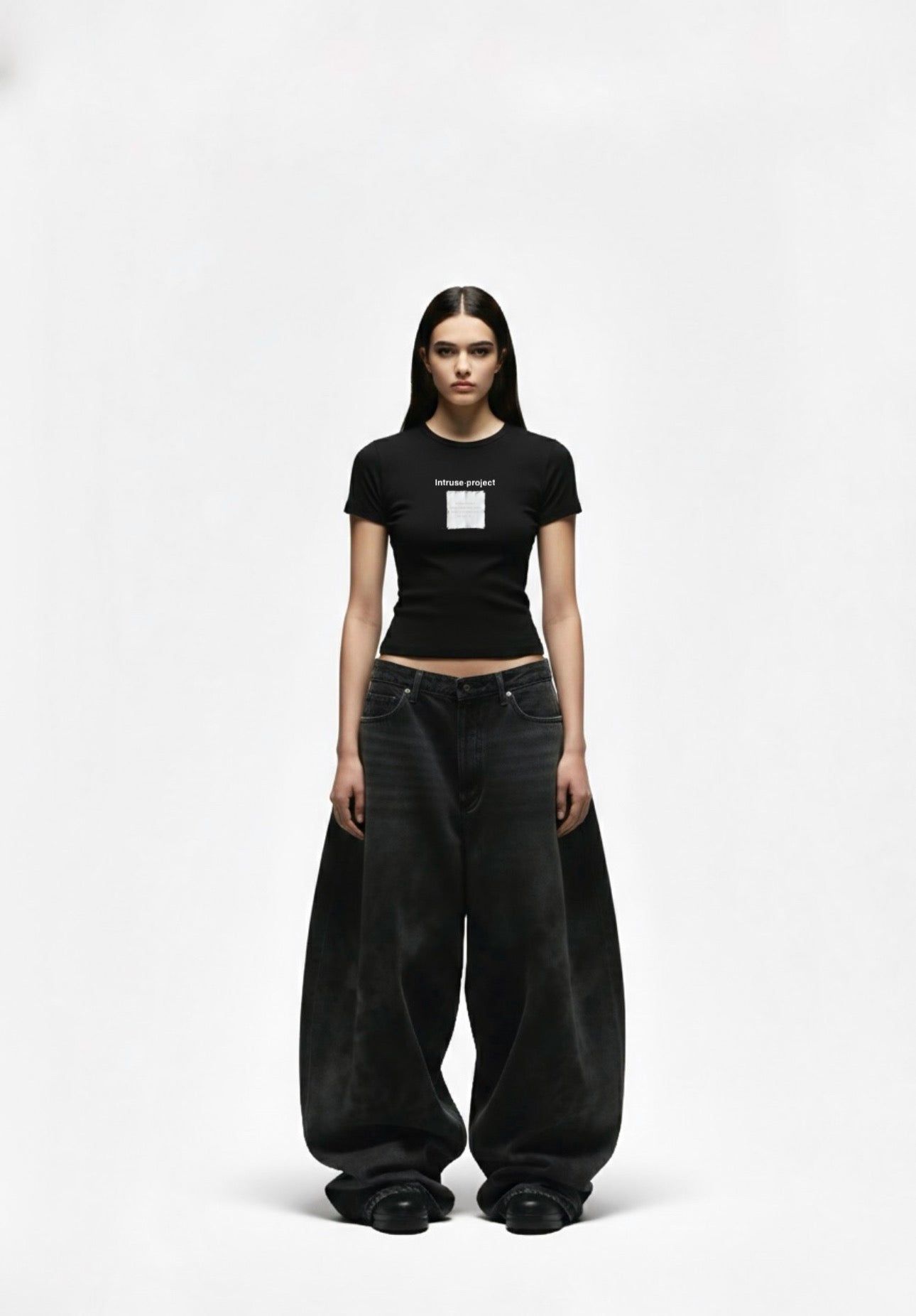 Tee slim fit básica mujer