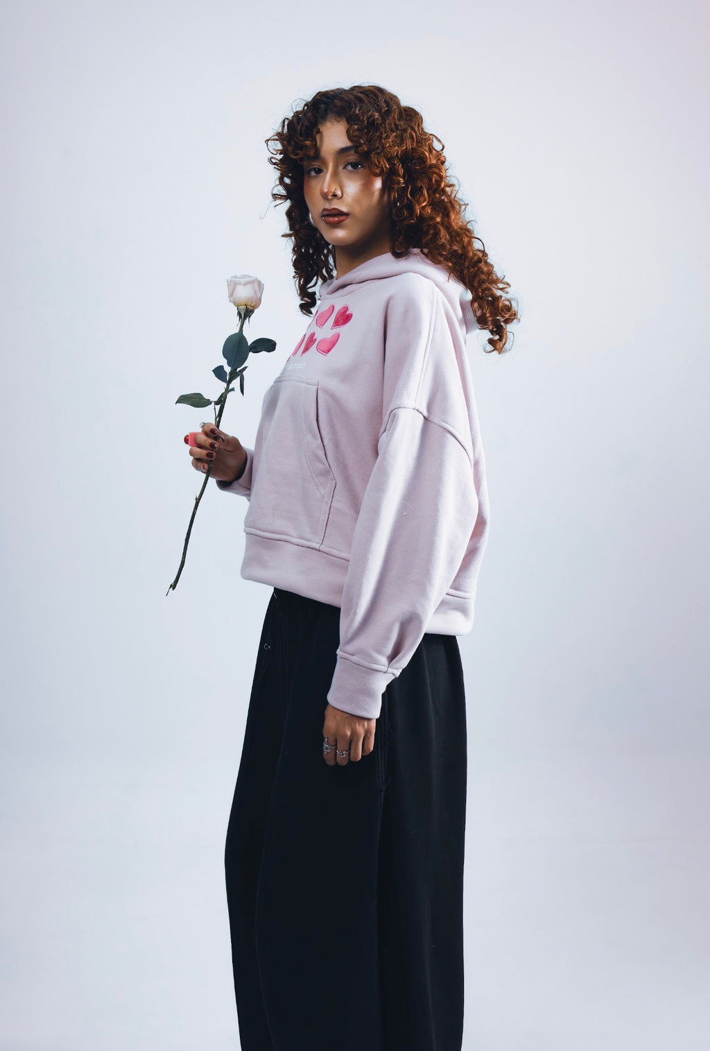 Superlove boxy hoodie Rosa SV UNRELEASED