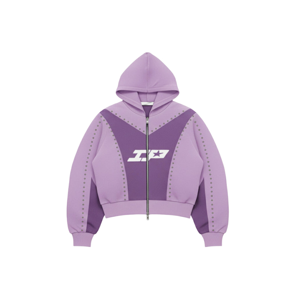 Nebula hoodie púrpura