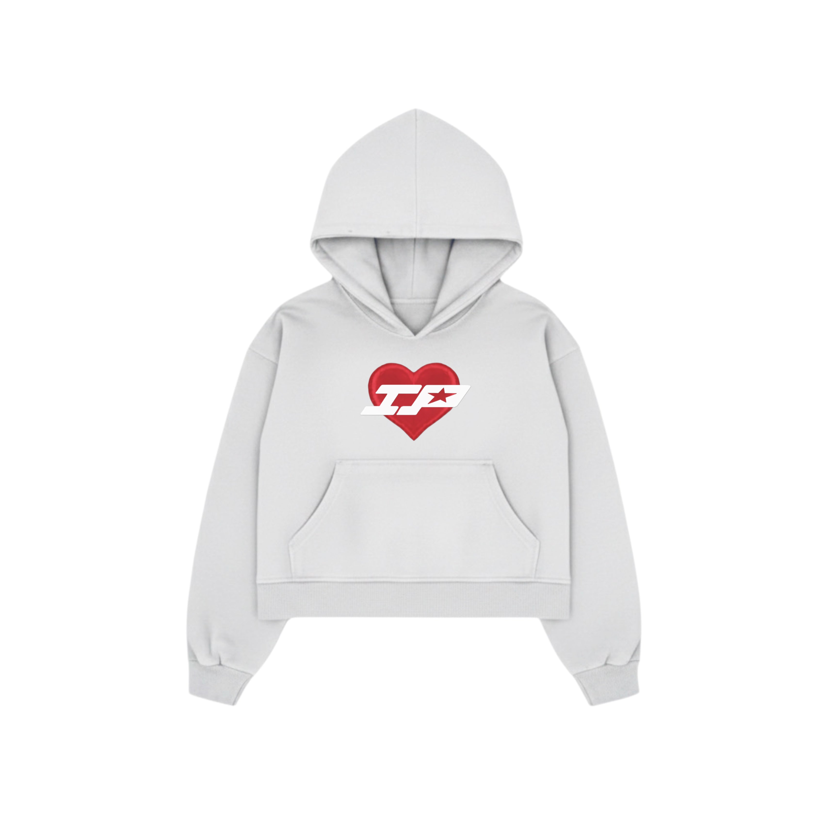 Heart boxy hoodie