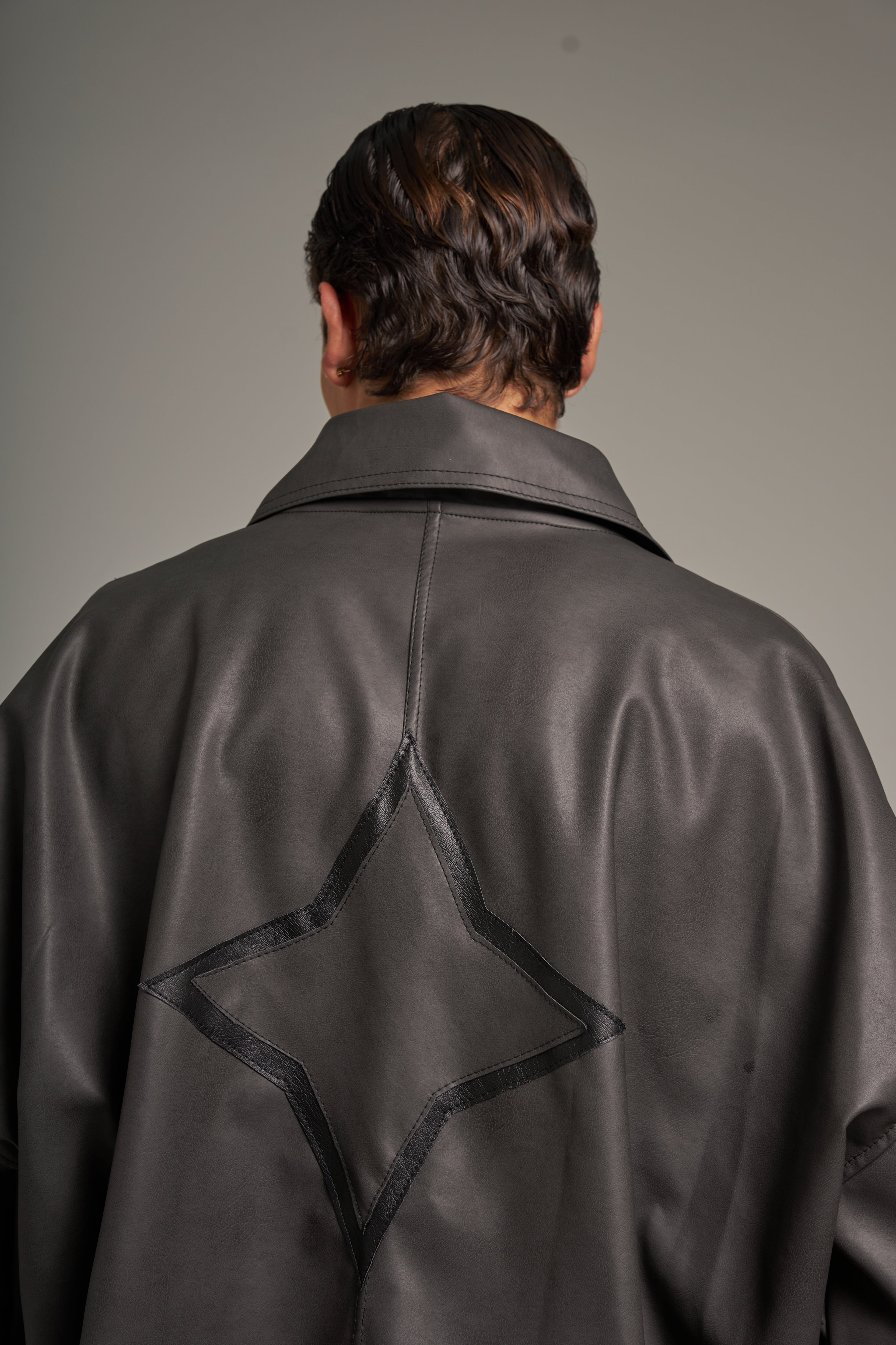 Superstar grey washed jacket