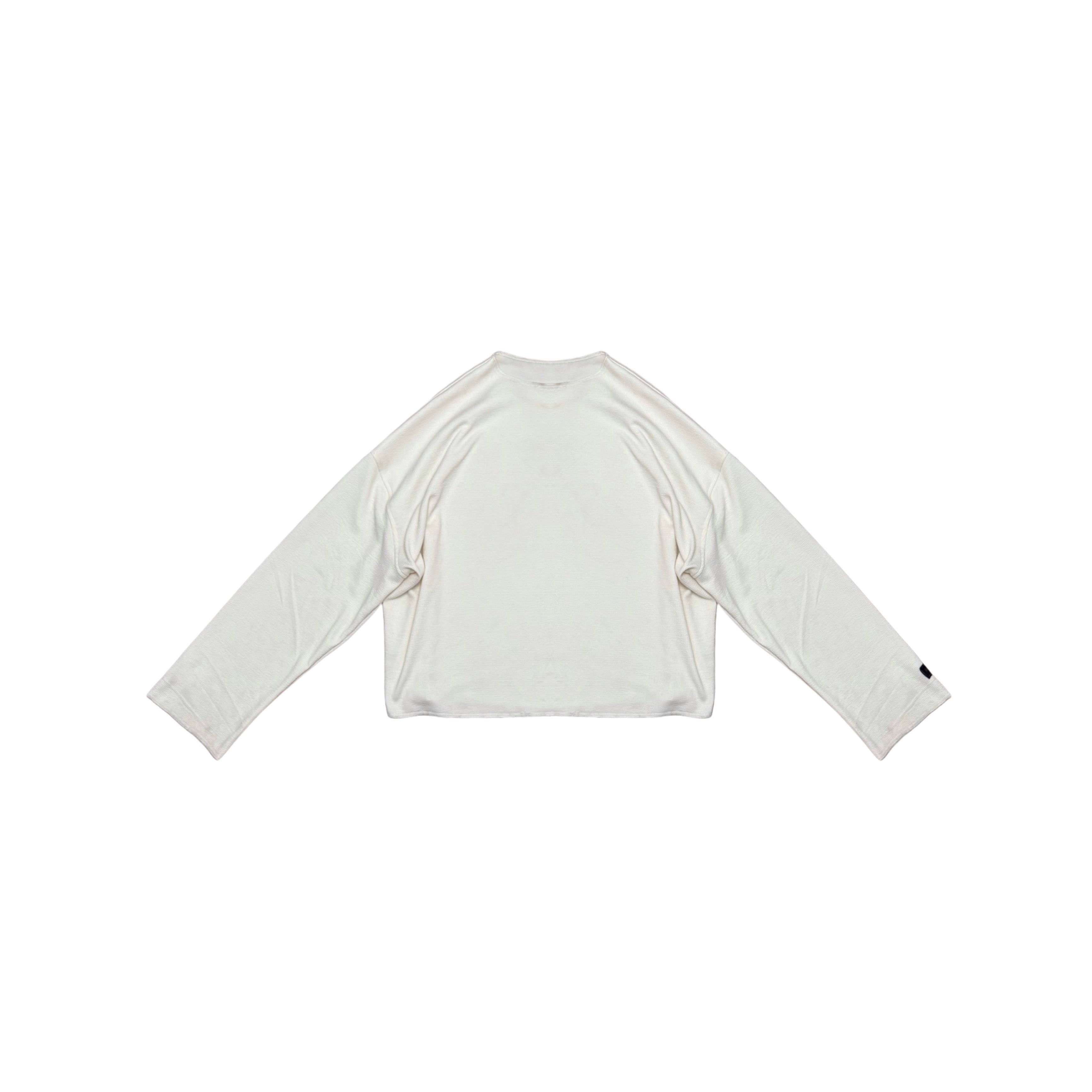 Blanks long sleeve boxy efecto tejido Sample
