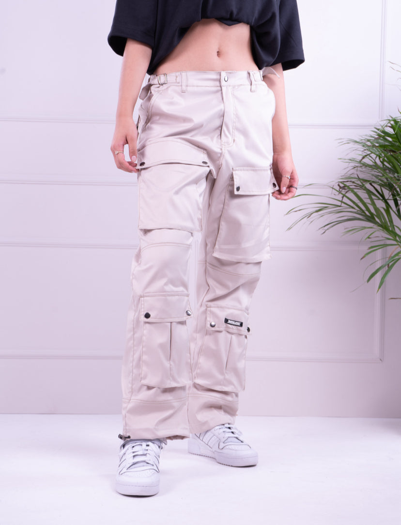 Multipocket cargo pant beige