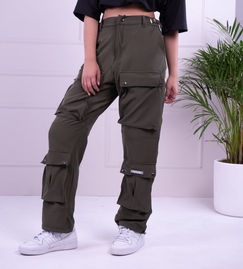 Multipocket cargo pant verde