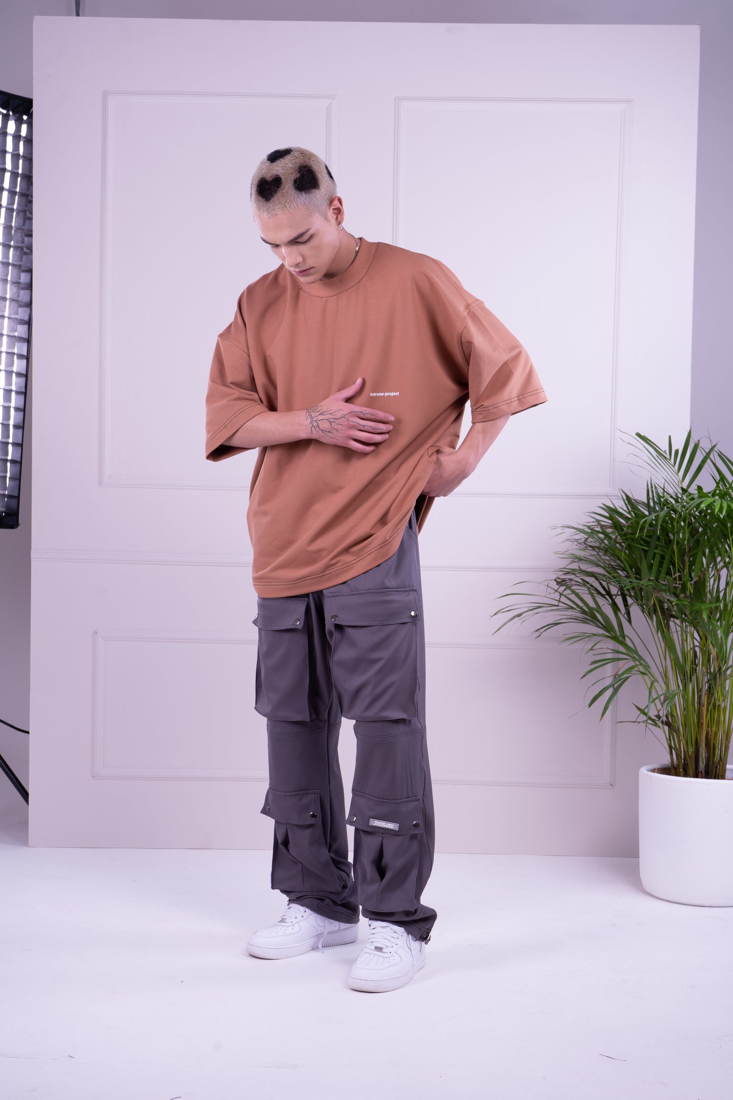 Multipocket cargo pant gris